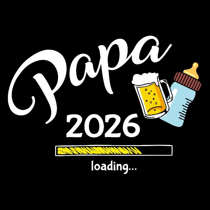Papa 2026 Loading Gamer Werdender Papa