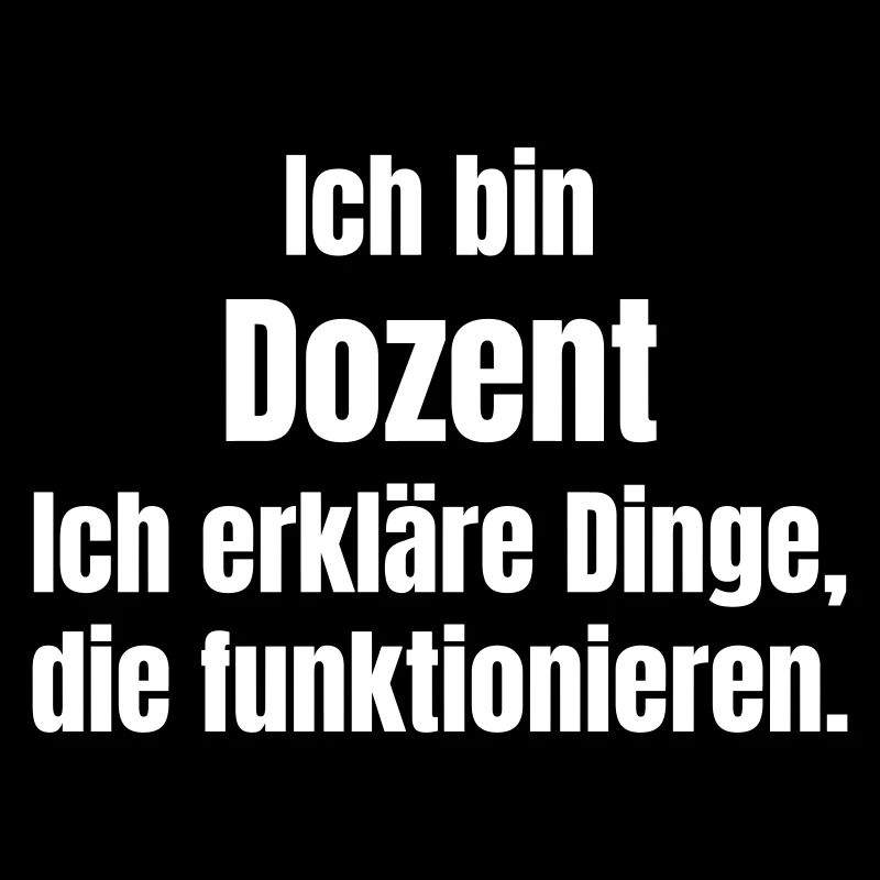 I'm a lecturer – explaining things