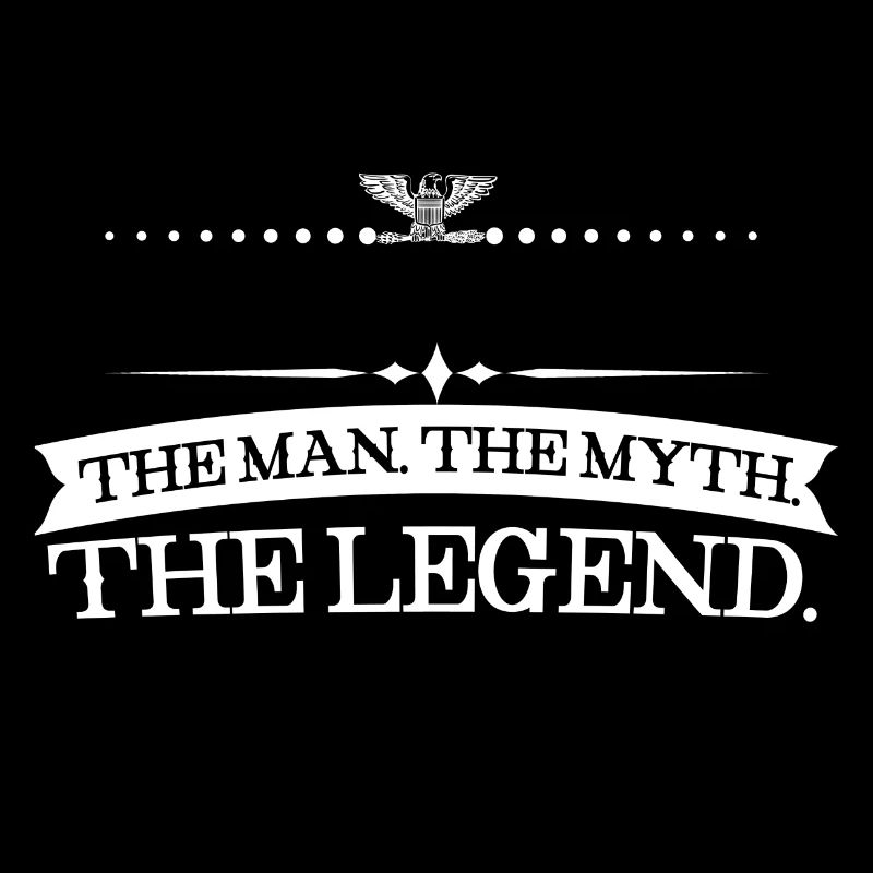 PERSONALISIERBAR man myth legend Mann mythos lege