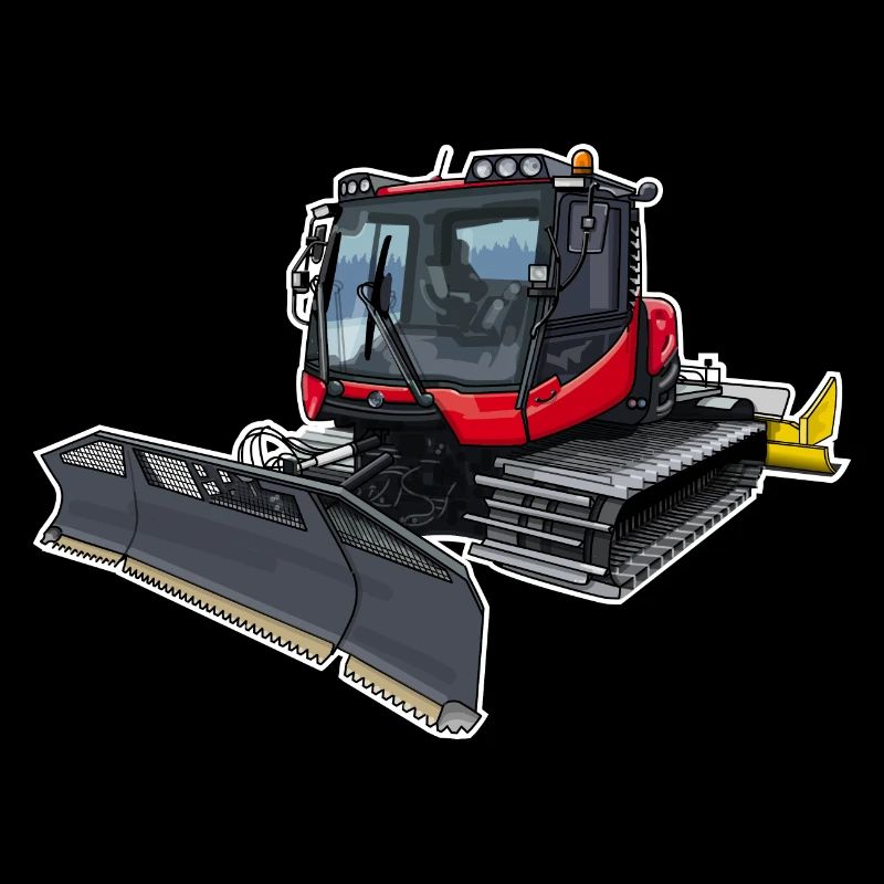Red snowcat