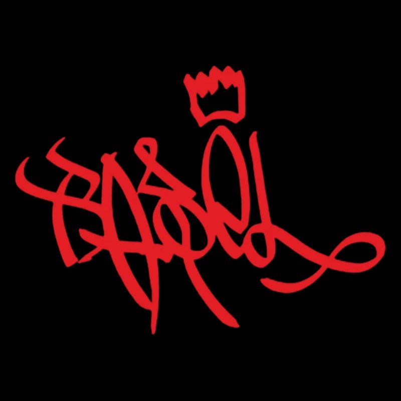 Königliche Graffiti Handschrift Basel