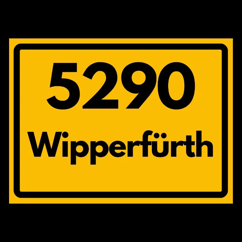 ALTE POSTLEITZAHL PLZ RETRO 5290 WIPPERFÜRTH