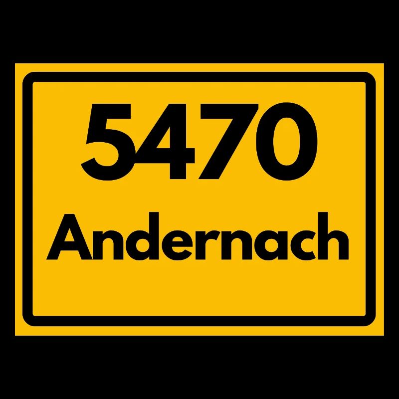 ALTE POSTLEITZAHL PLZ RETRO 5470 ANDERNACH