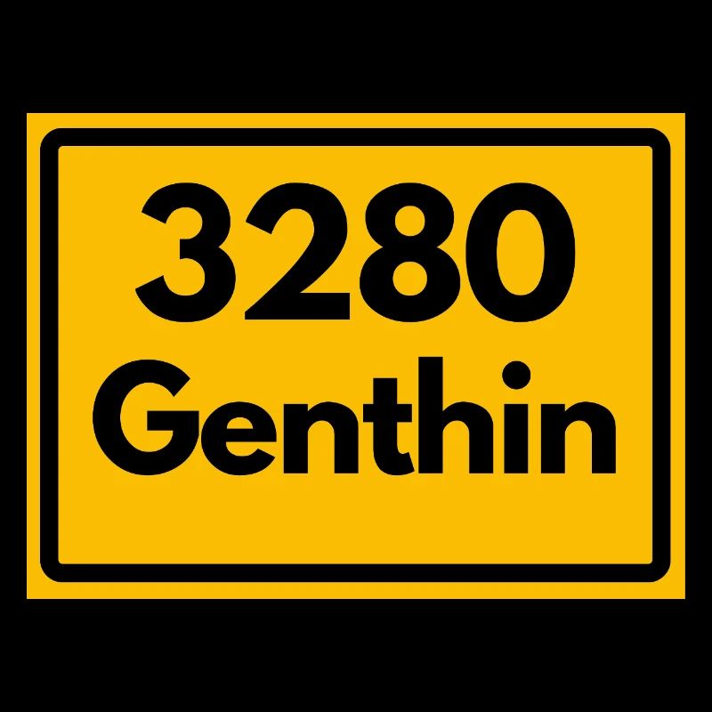OLD POSTCODE POSTCODE RETRO 3280 GENTHIN HEIMAT