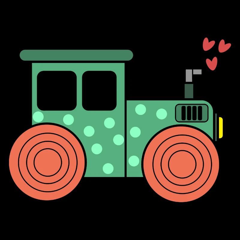 Kraftfahrzeug Ackerbau Herz Traktor Biobauer Feld