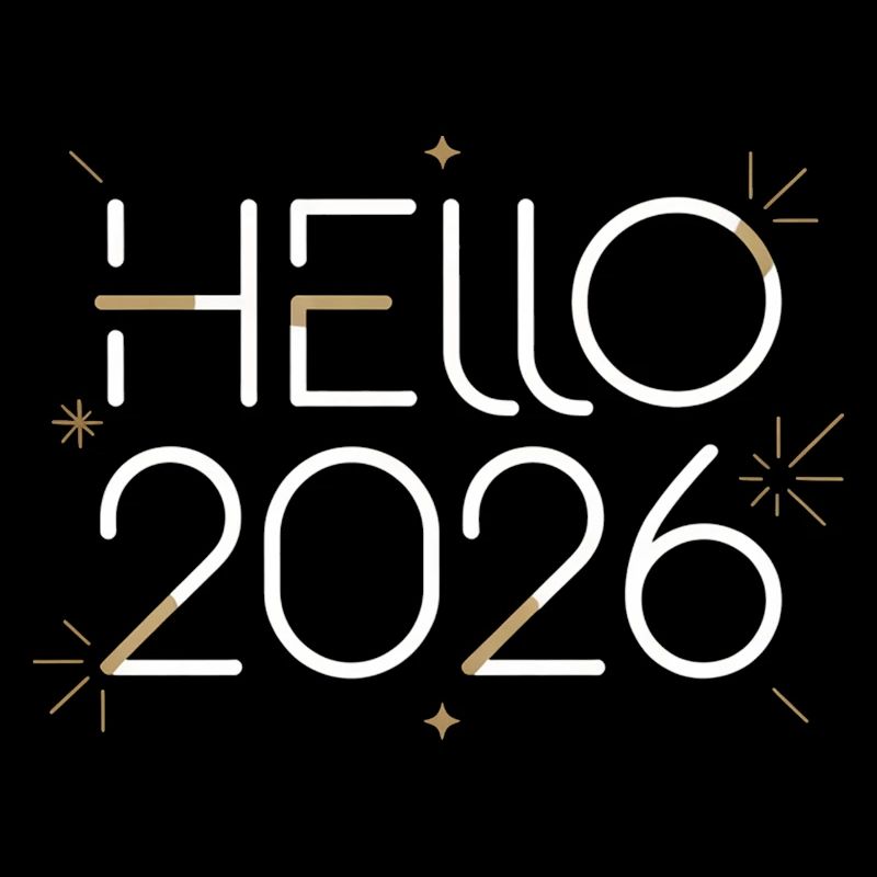 Hallo Neonschild 2026