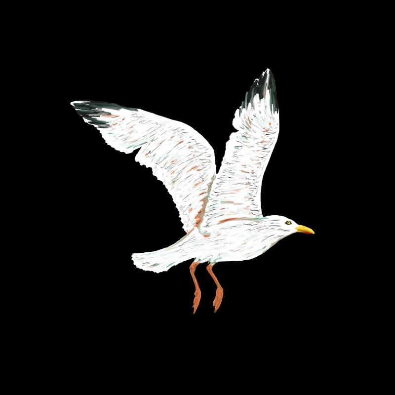 fliegende moewe vogel