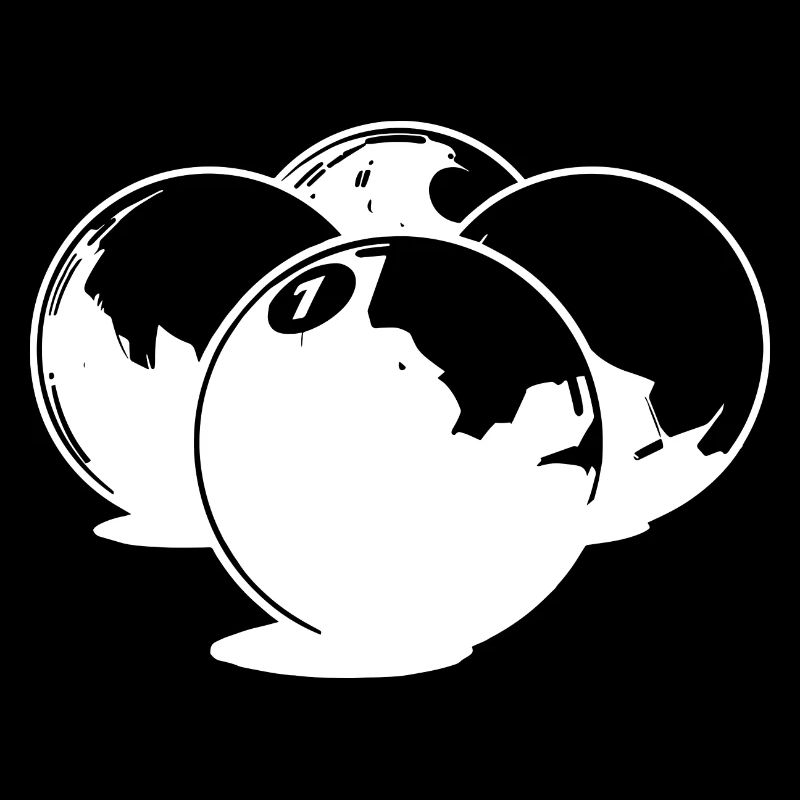 Dessin de boules de billard