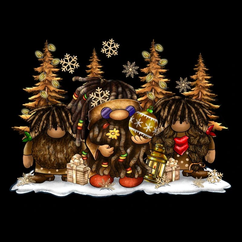 Noël Afro Gnome