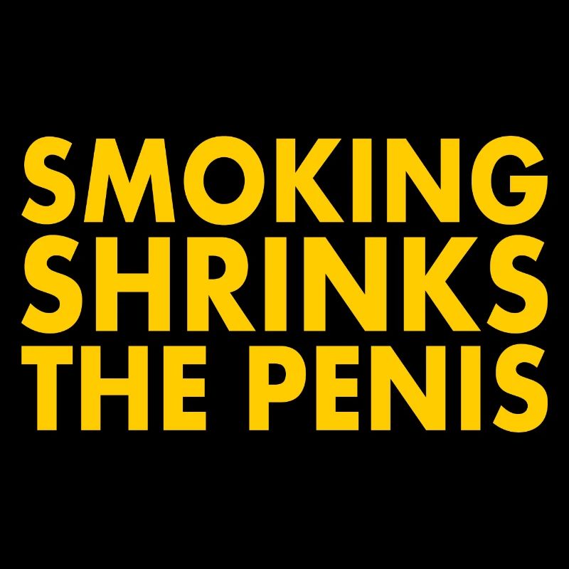 Smoking shrinks the penis