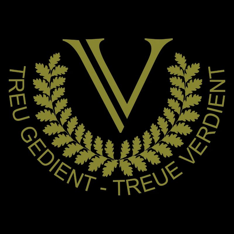V Logo Oliv Groß