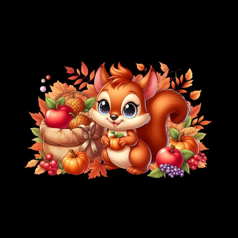 Eichhörnchen Herbst3