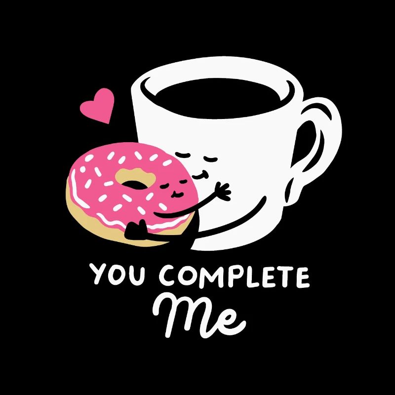 Donut Kaffee Valentinstag