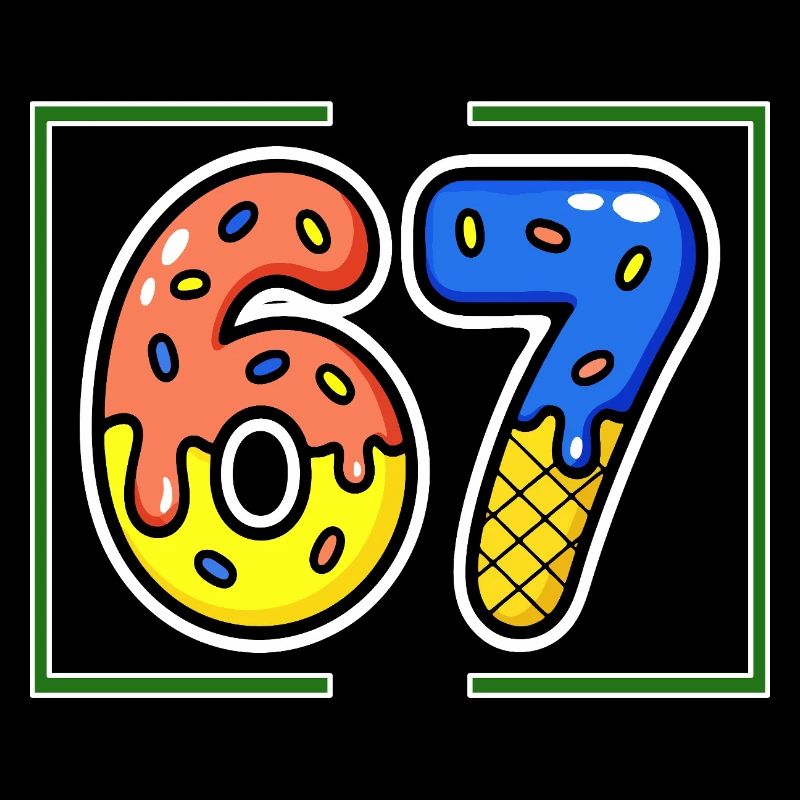 Siebenundsechzig, 67, 6, 7