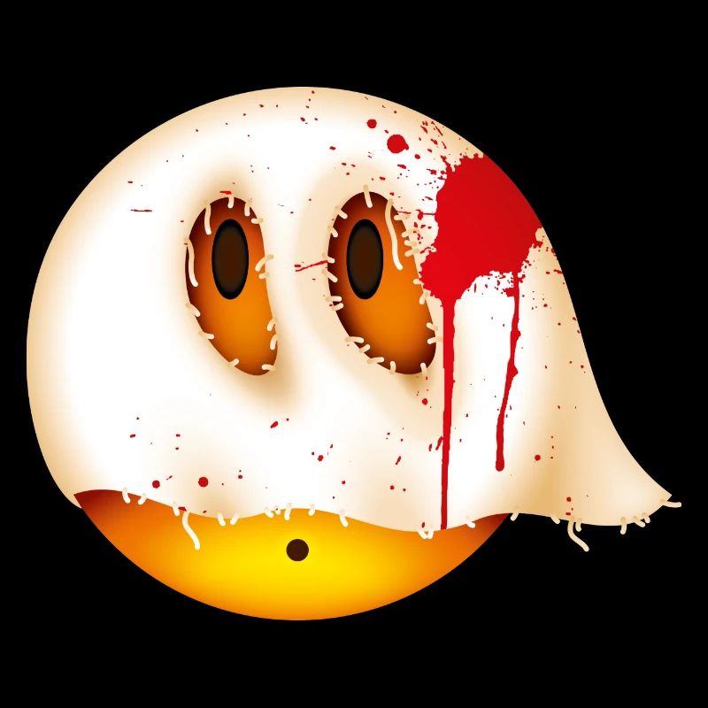 Smiley Glossy Bloody Ghost