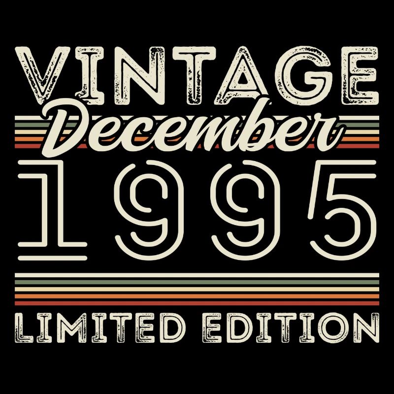 Vintage Décembre 1995 - 30e Anniversaire Décember