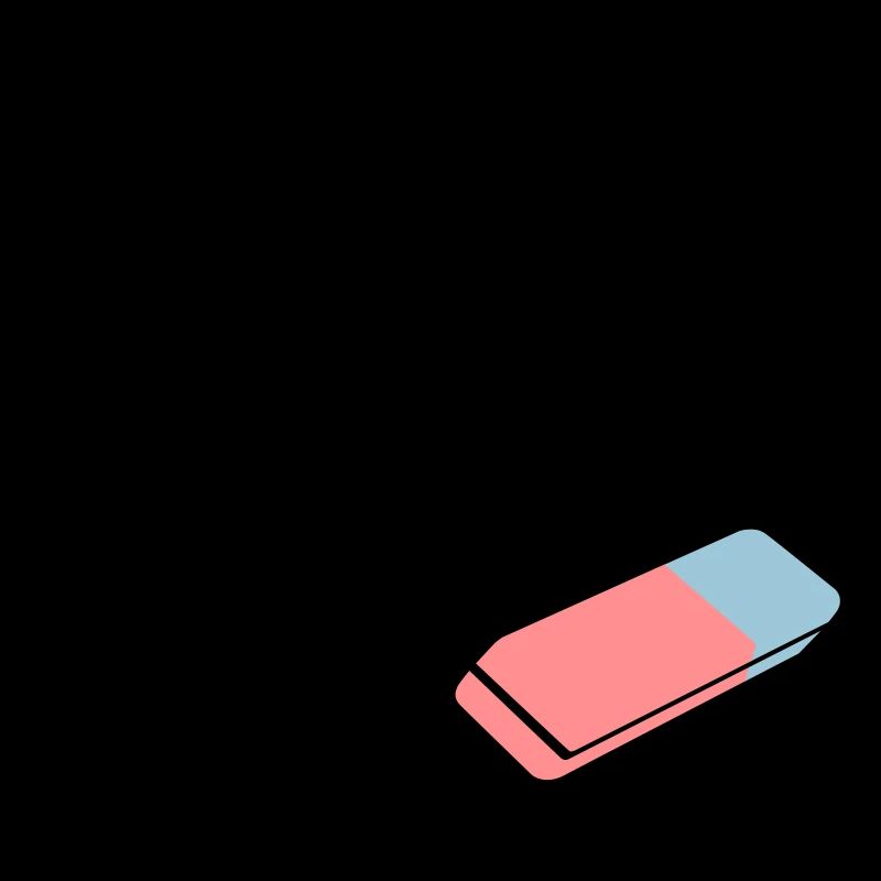 Fett wie ein Radierer