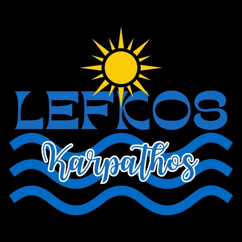 Lefkos Karpathos Sun Waves Logo