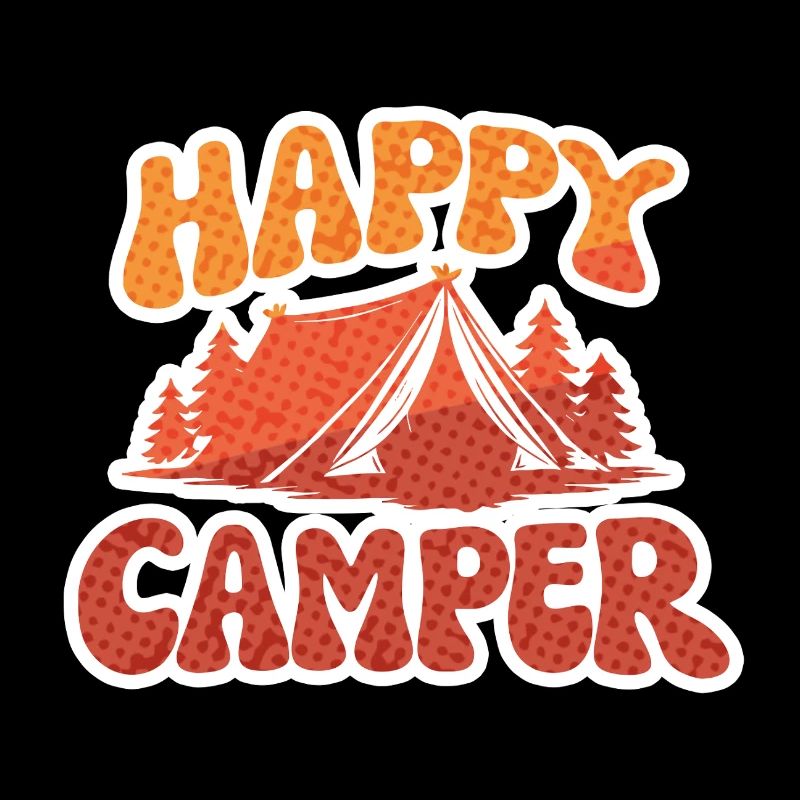 Happy Camper – Tent Motif