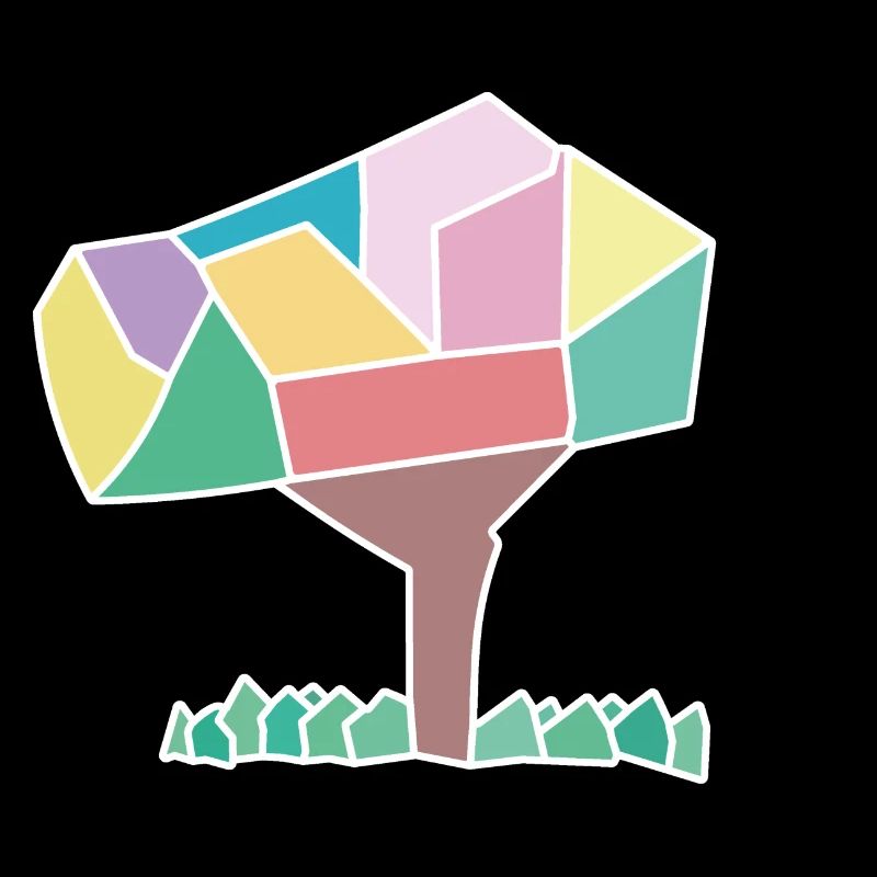 African Tree meet Soviet Mosaic