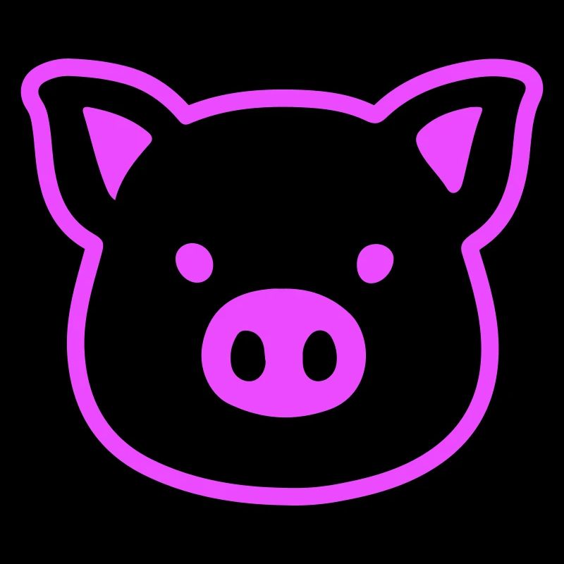 Schwein Kopf Sau
