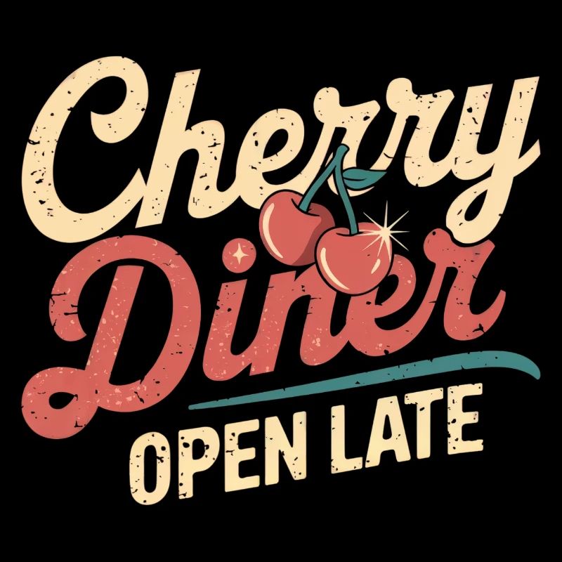 Cherry Diner – Style Café Rétro