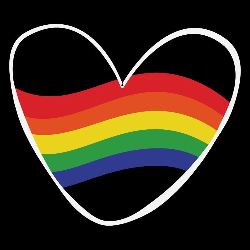 Regenbogen Herz | Geschenk Idee | LGBT