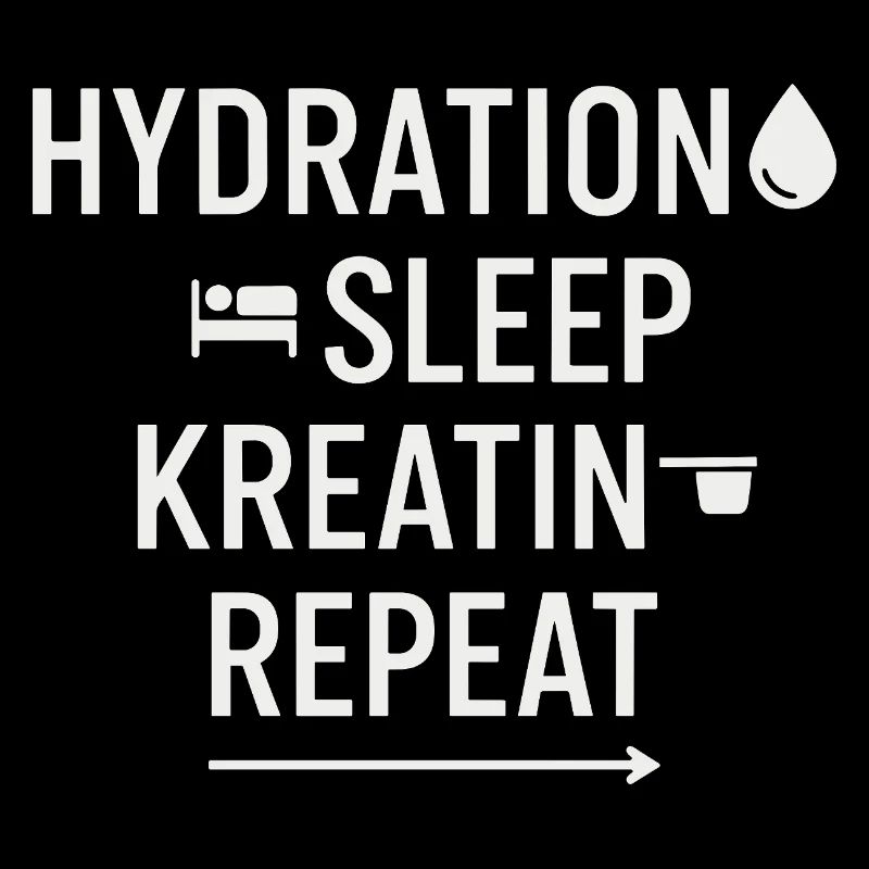 Hydration Sleep Creatine Repeat