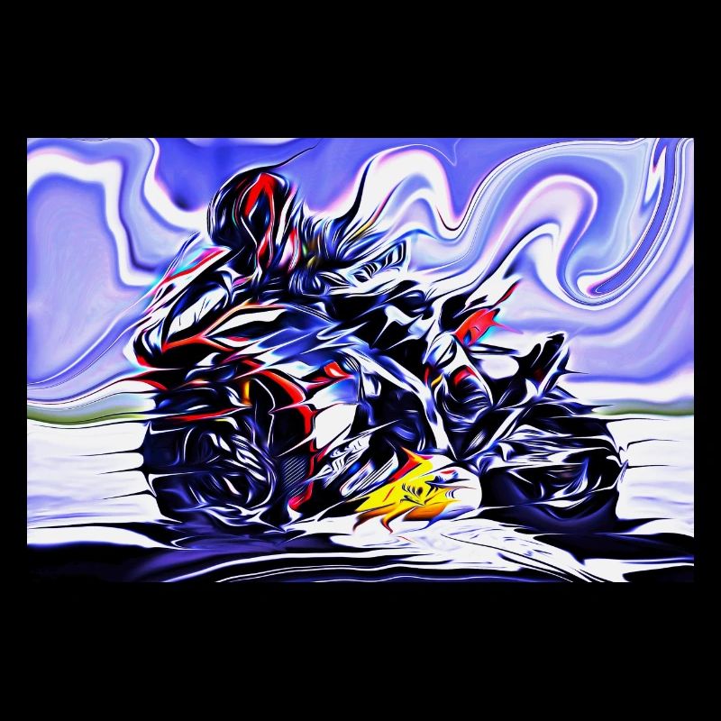 Full Speed On Two Wheels color