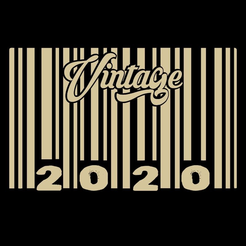 vintage 2020 Barcode 2020: Year 2025.