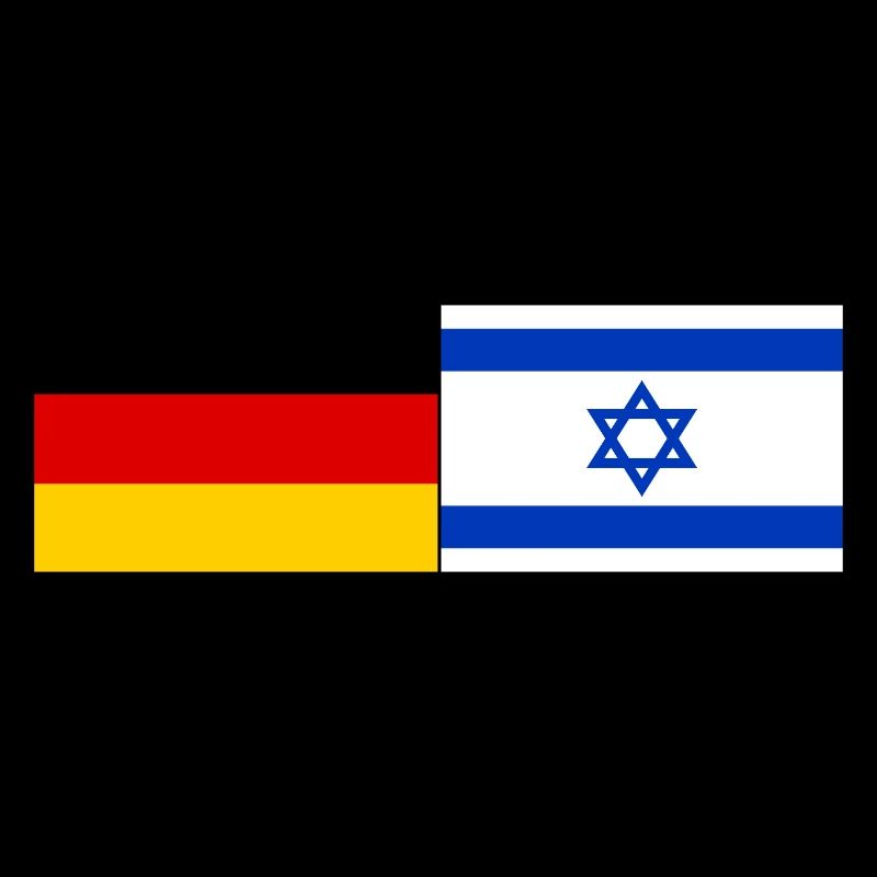 Germany Israel Flag