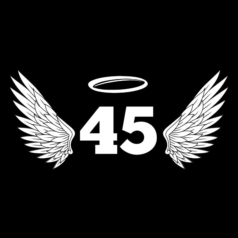 Numéro 45 ange - 45e anniversaire ailes