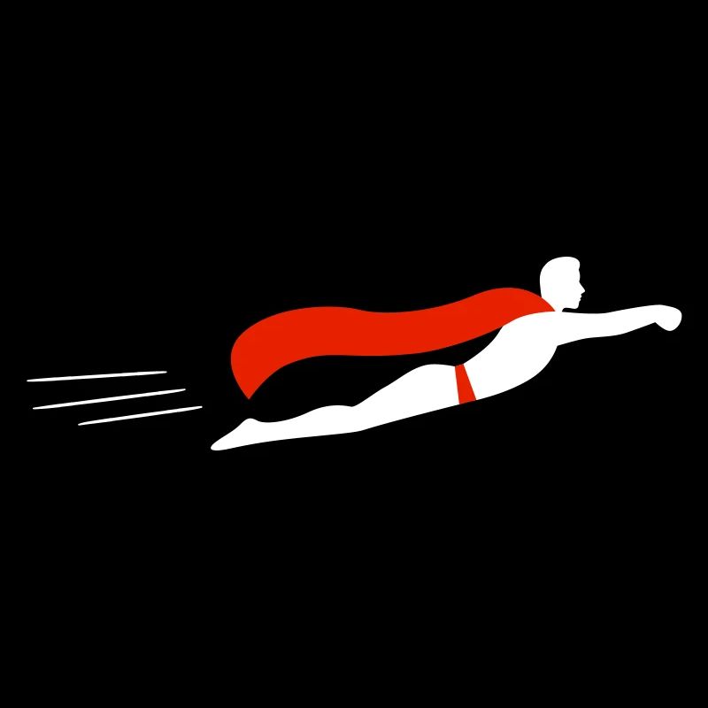 Supermen vole | Graphique vectoriel