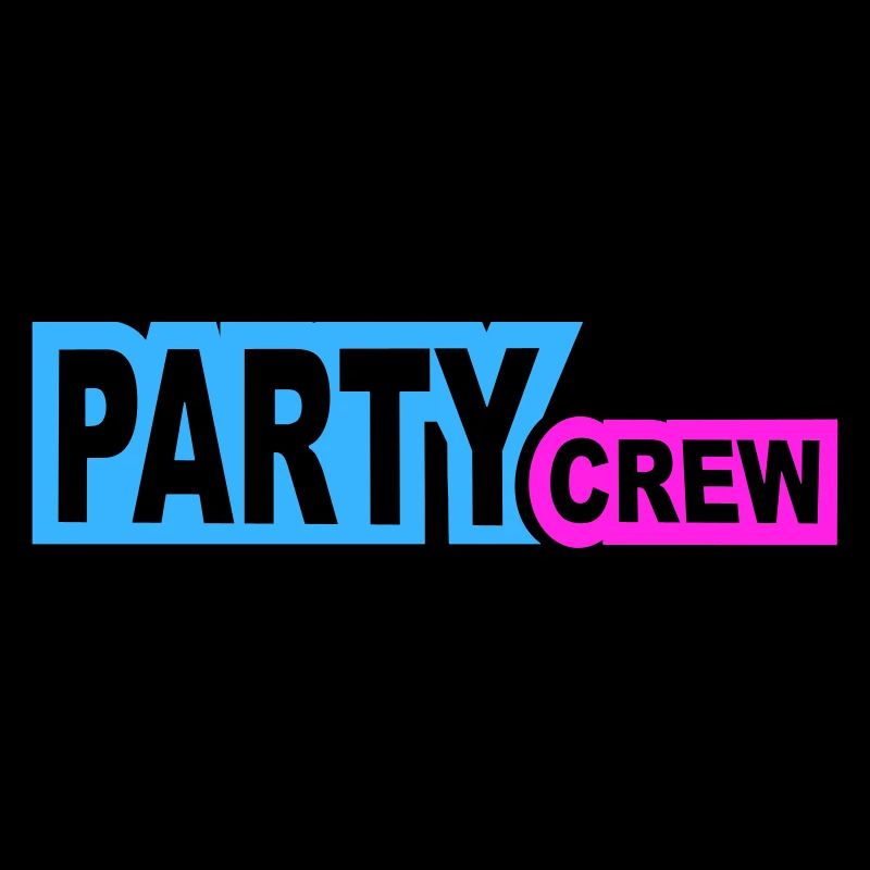 Party Crew Fun Sterne Feiern Team Freunde Mitglied