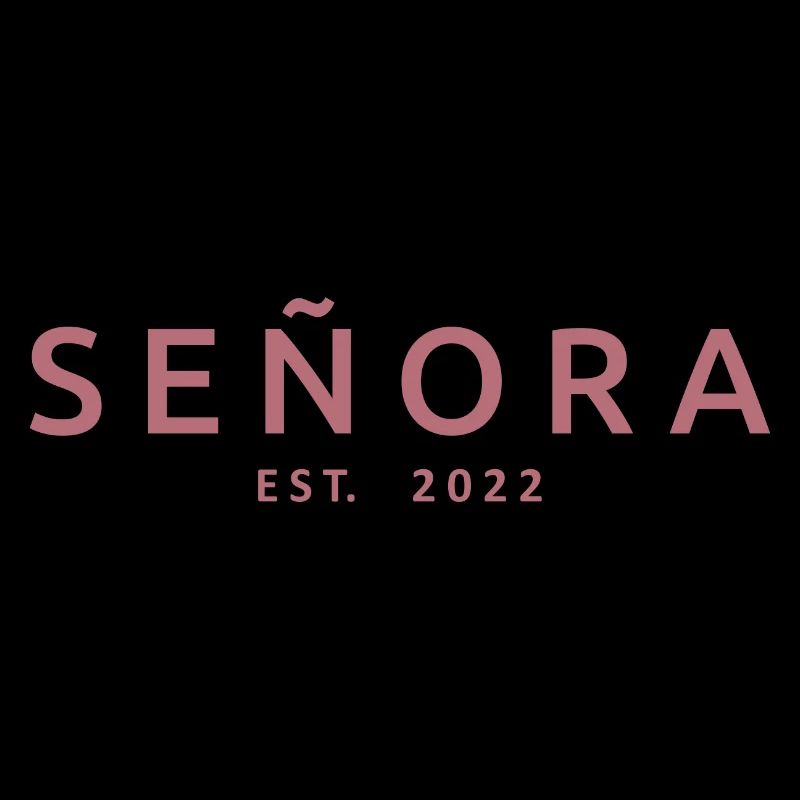 Señora Est. 2022 Mariage avec douche nuptiale