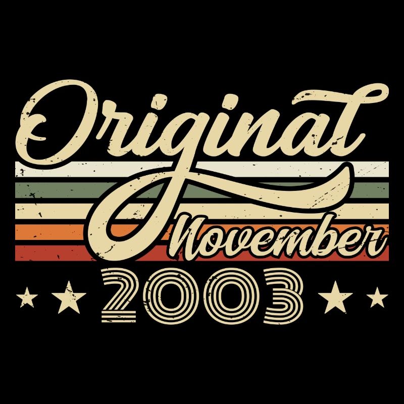 November 2003 Geburtstagsgeschenk November 2003