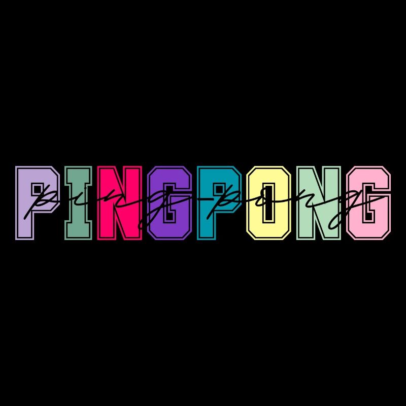 Ping pong colors - ping pong lover gift