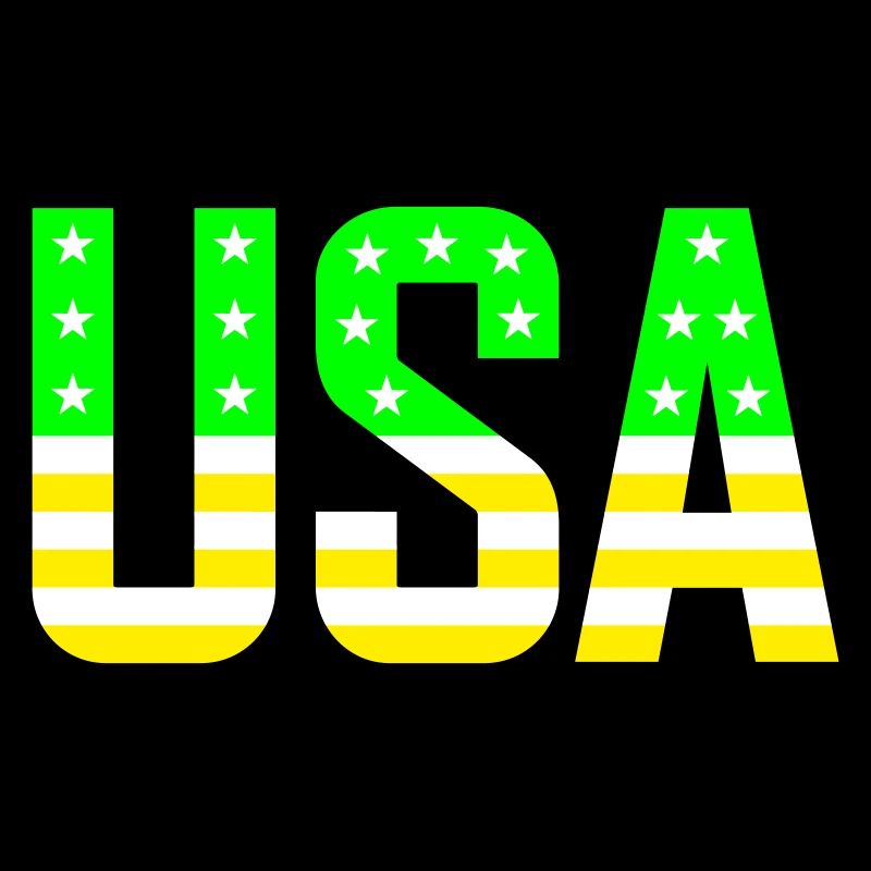 États-Unis vert jaune