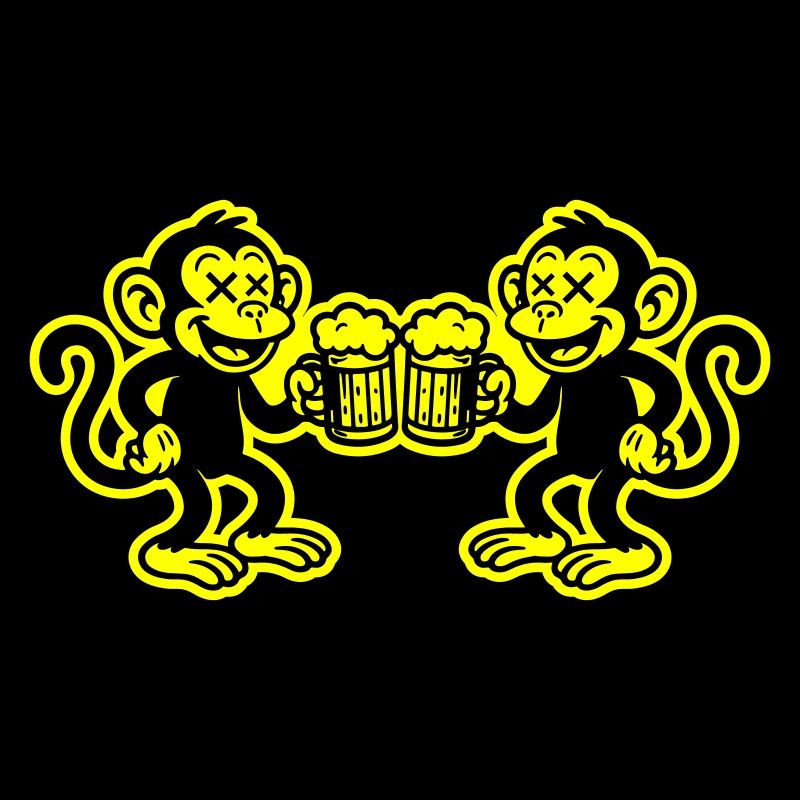 Beer Monkey Funny