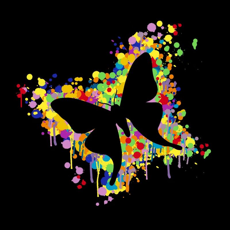 Schmetterling Splash