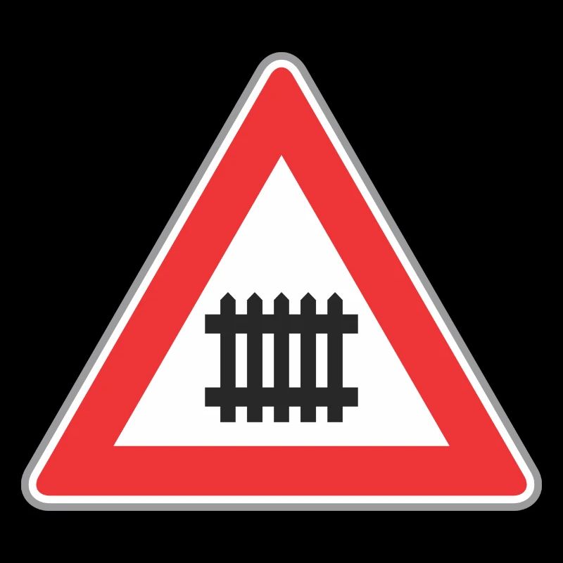 Road sign train way