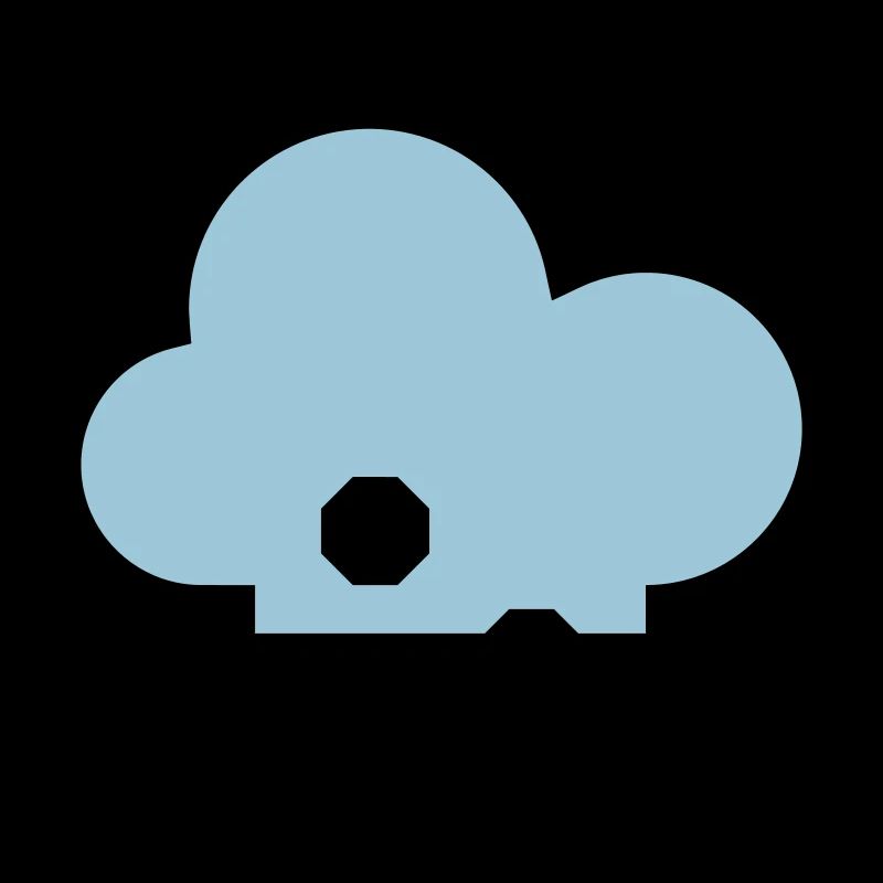 Wetter Symbol oder Icon Schnee und Graupel