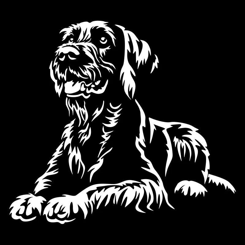 German Wirehaired Whisker "Black Edition"