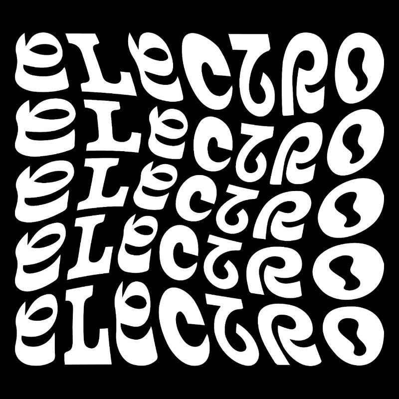 Electro music logo design