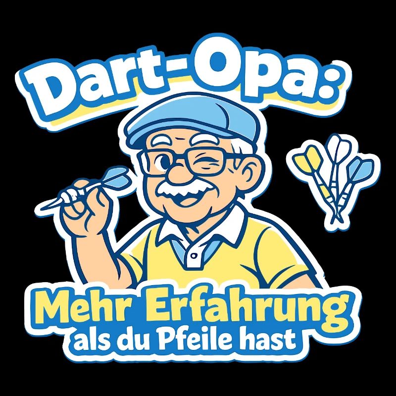 Dart-Opa: Mehr Erfahrung als Pfeile