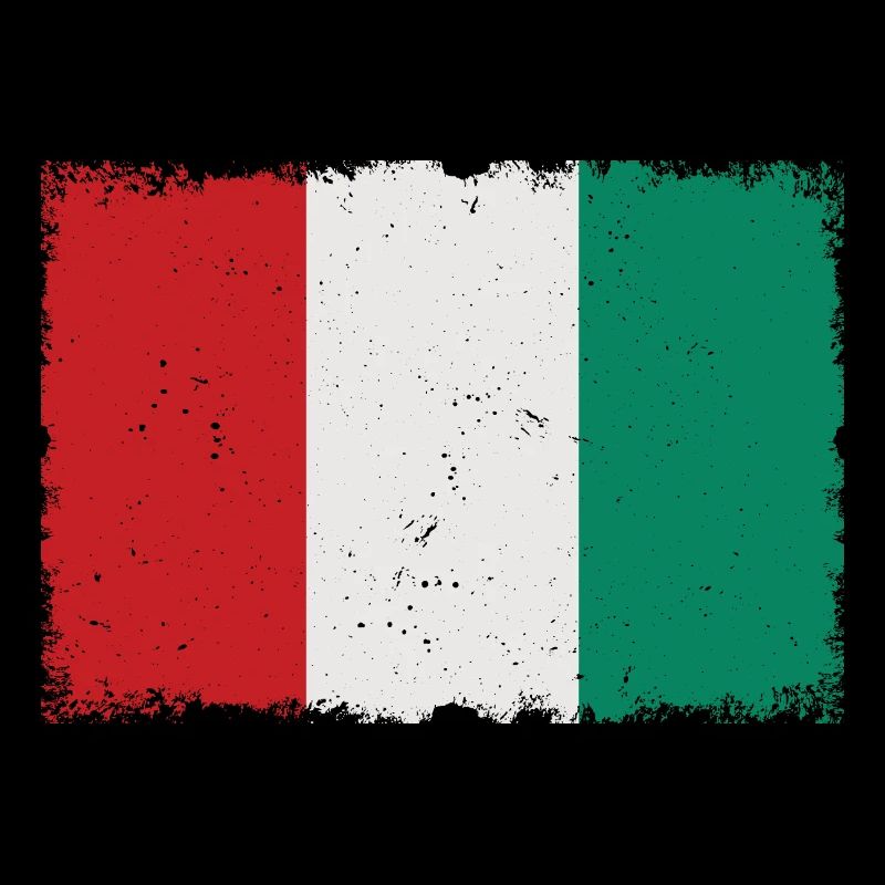 Drapeau Italie Grunge