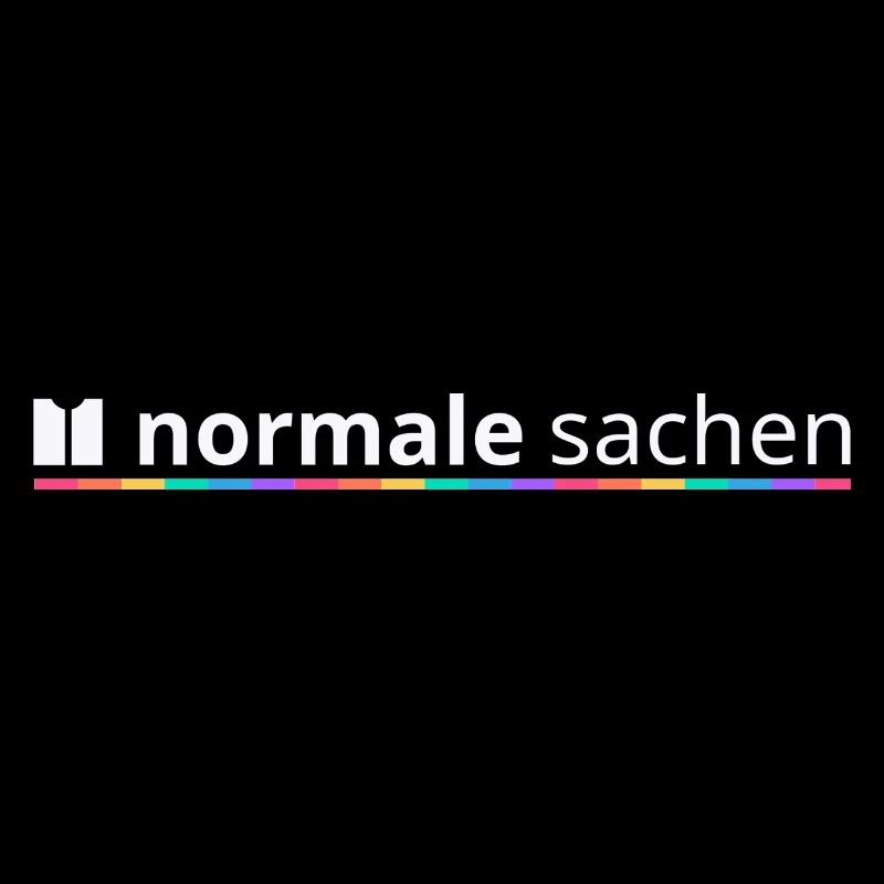 Normal Stuff Logo Rainbow