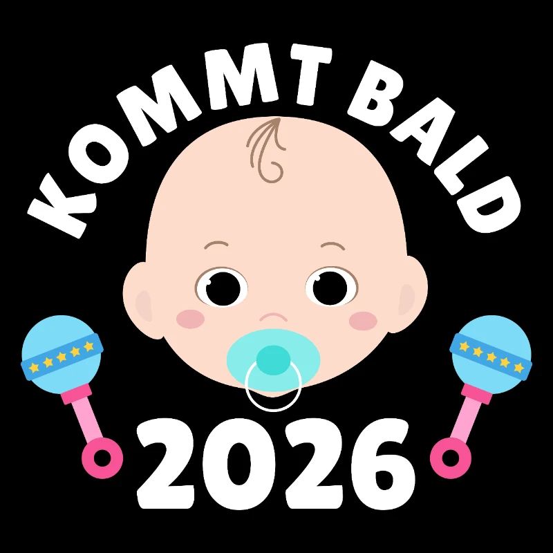 Werdende Mutter KOMMT BALD 2026 Lustiges
