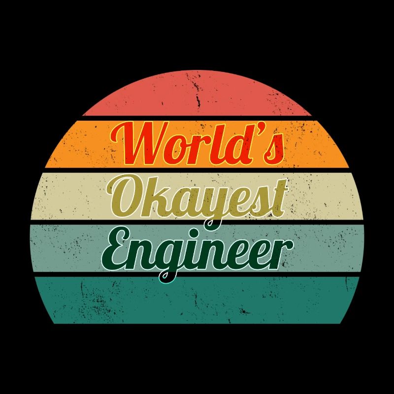 Der okayste Ingenieur der Welt Retro-Design