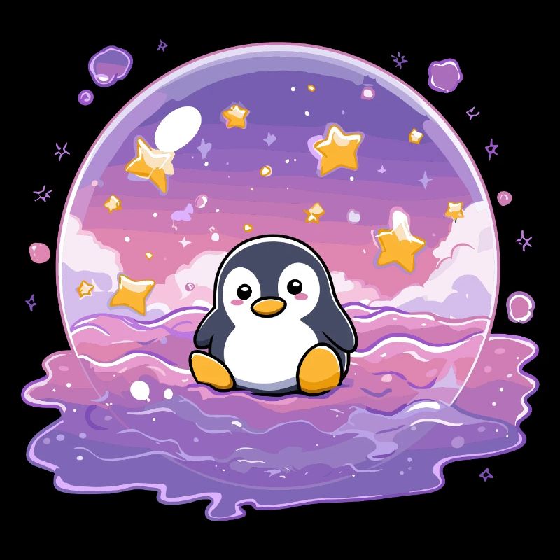 Pinguin im Sternensiegel